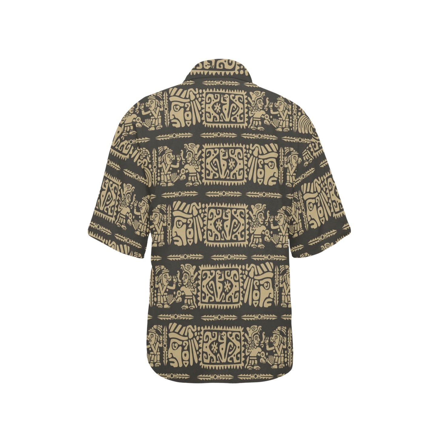 Mayan Pattern Print Design 02 Women's Hawaiian Shirt