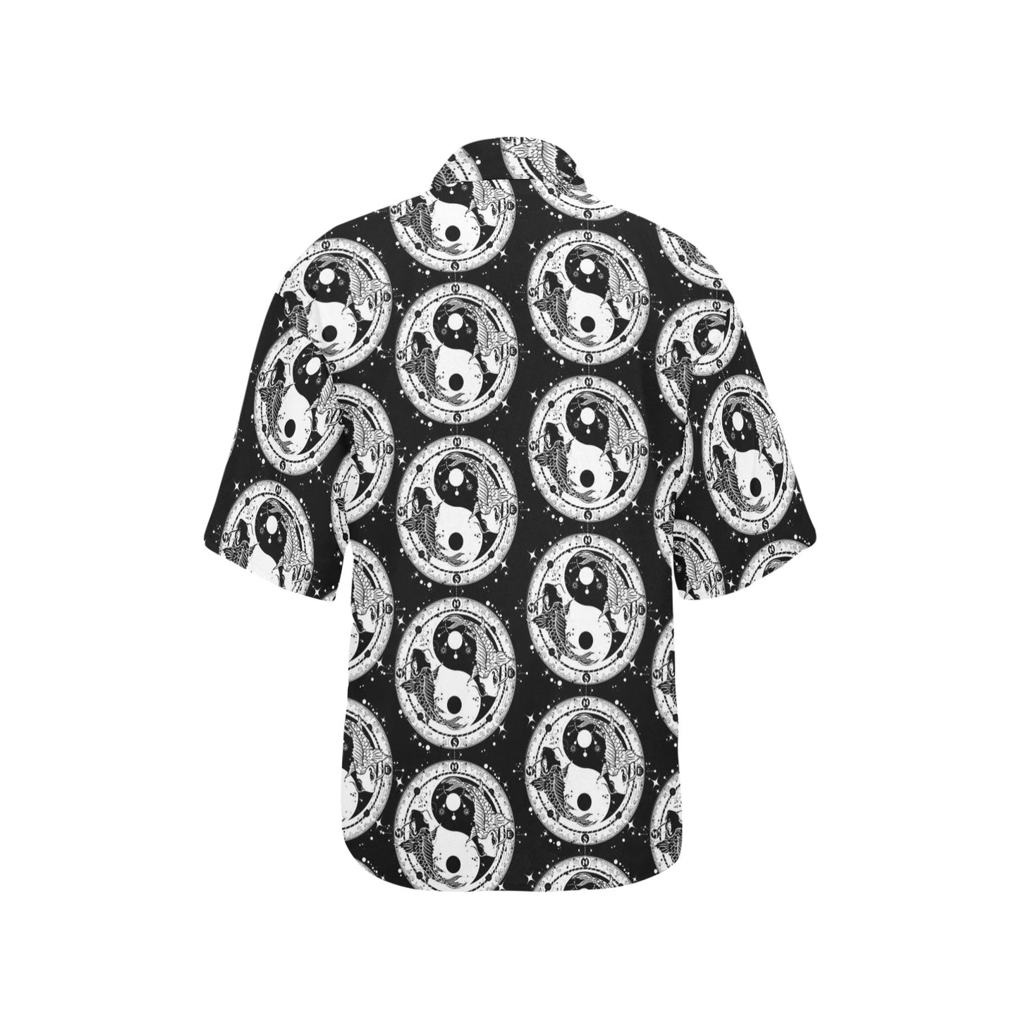 Yin Yang Koi Fish Women's Hawaiian Shirt