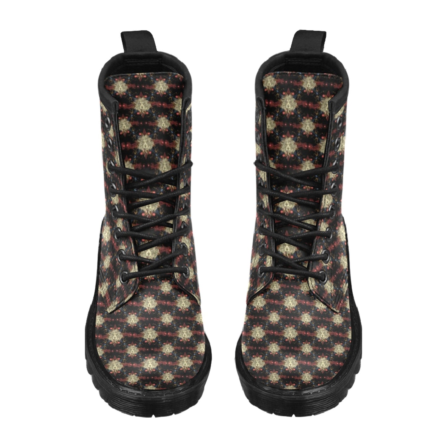 Zodiac Leo Pattern Design Print Women's Boots