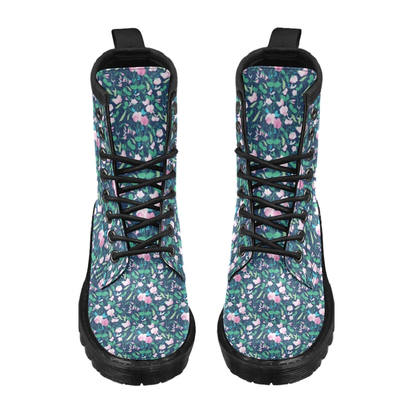 Sweet Pea Print Design LKS303 Women's Boots