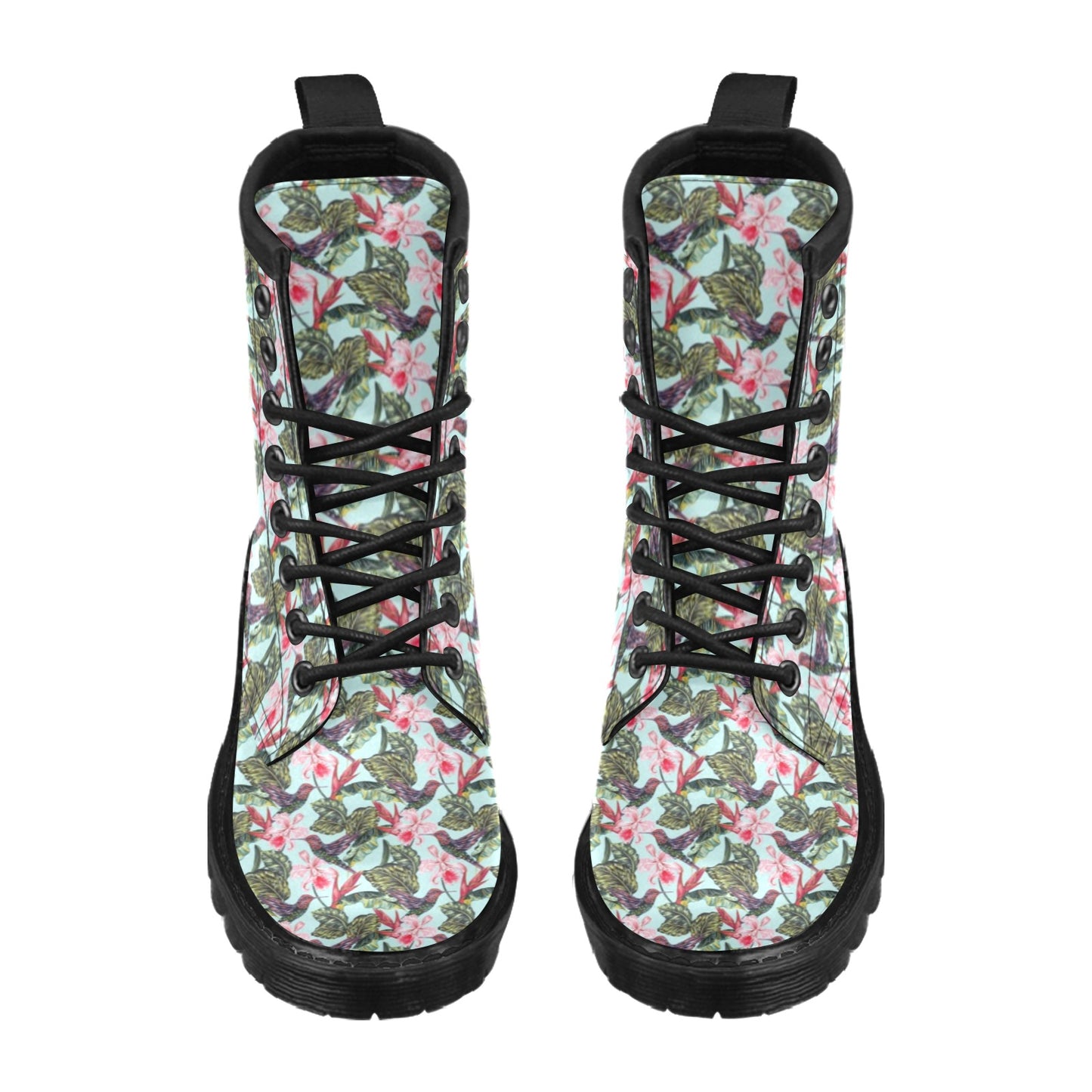 Hummingbird Cute Themed Print Women's Boots