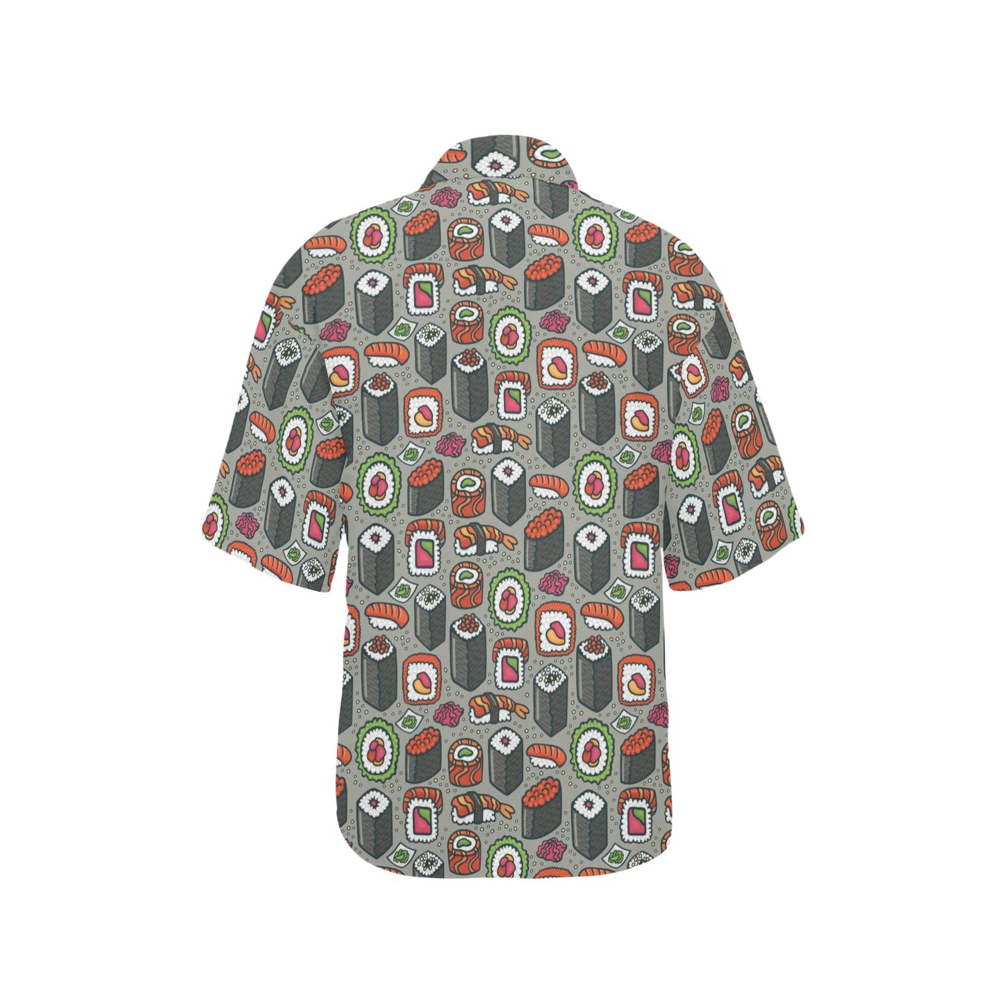 Sushi Print Design LKS301 Women's Hawaiian Shirt