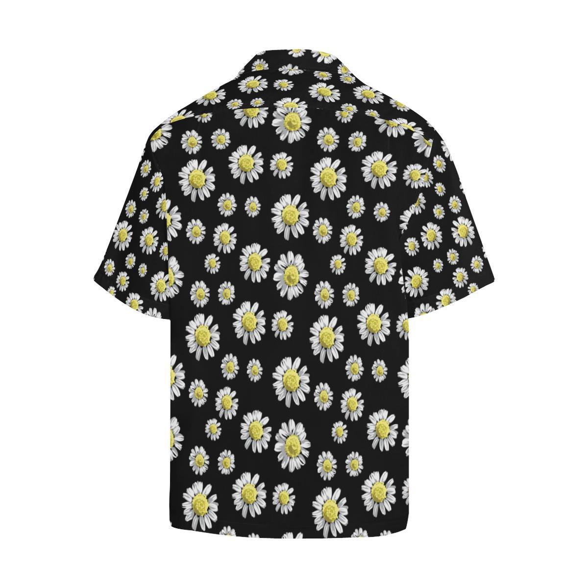 Daisy Pattern Print Design DS01 Men Hawaiian Shirt-JorJune
