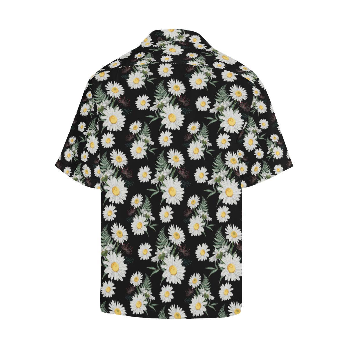 Daisy Pattern Print Design DS07 Men Hawaiian Shirt-JorJune