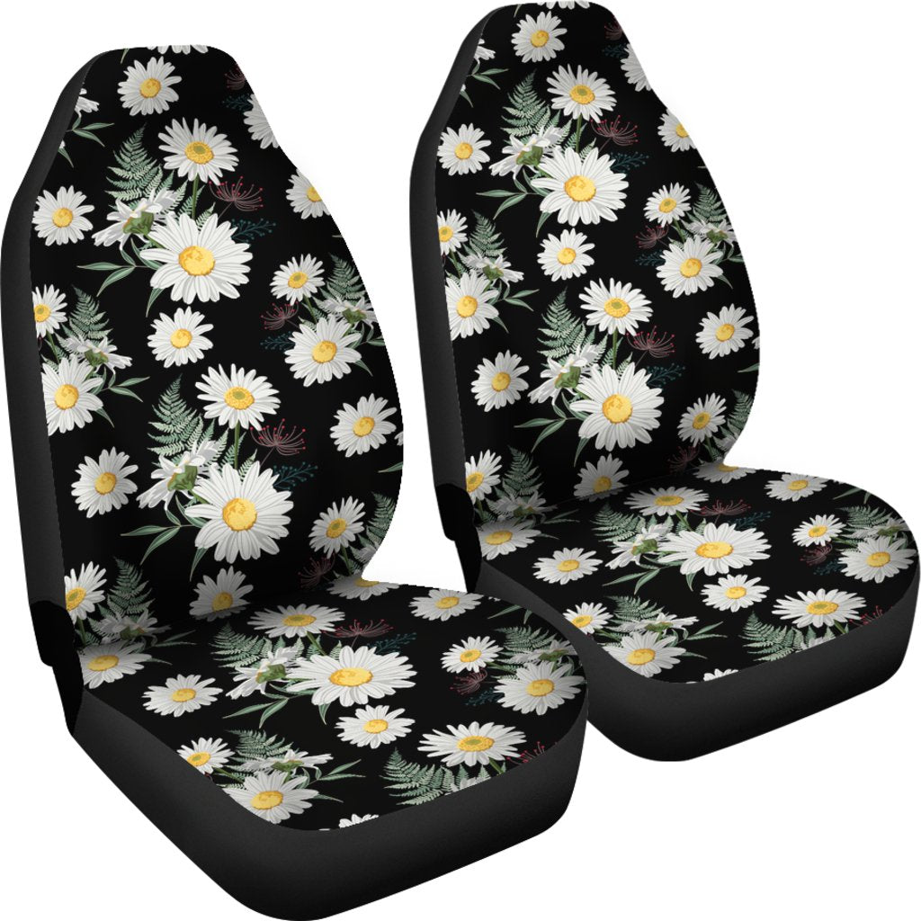 Daisy Pattern Print Design DS07 Universal Fit Car Seat Covers