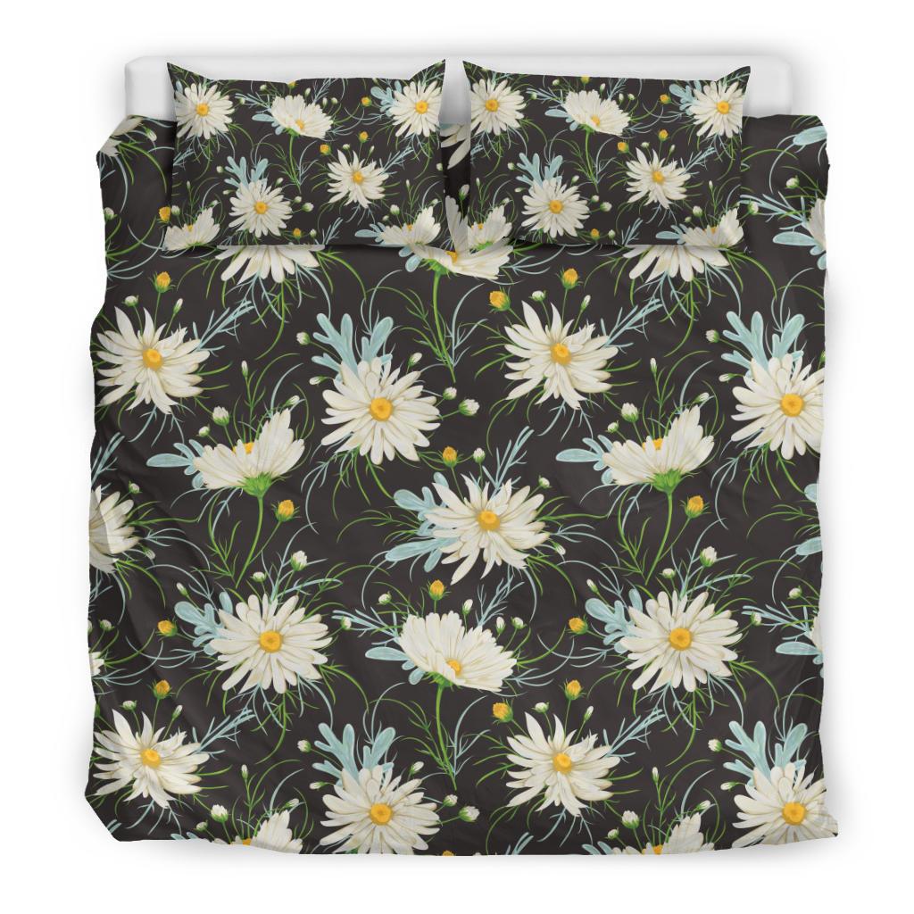 Daisy Pattern Print Design DS08 Duvet Cover Bedding Set-JORJUNE.COM