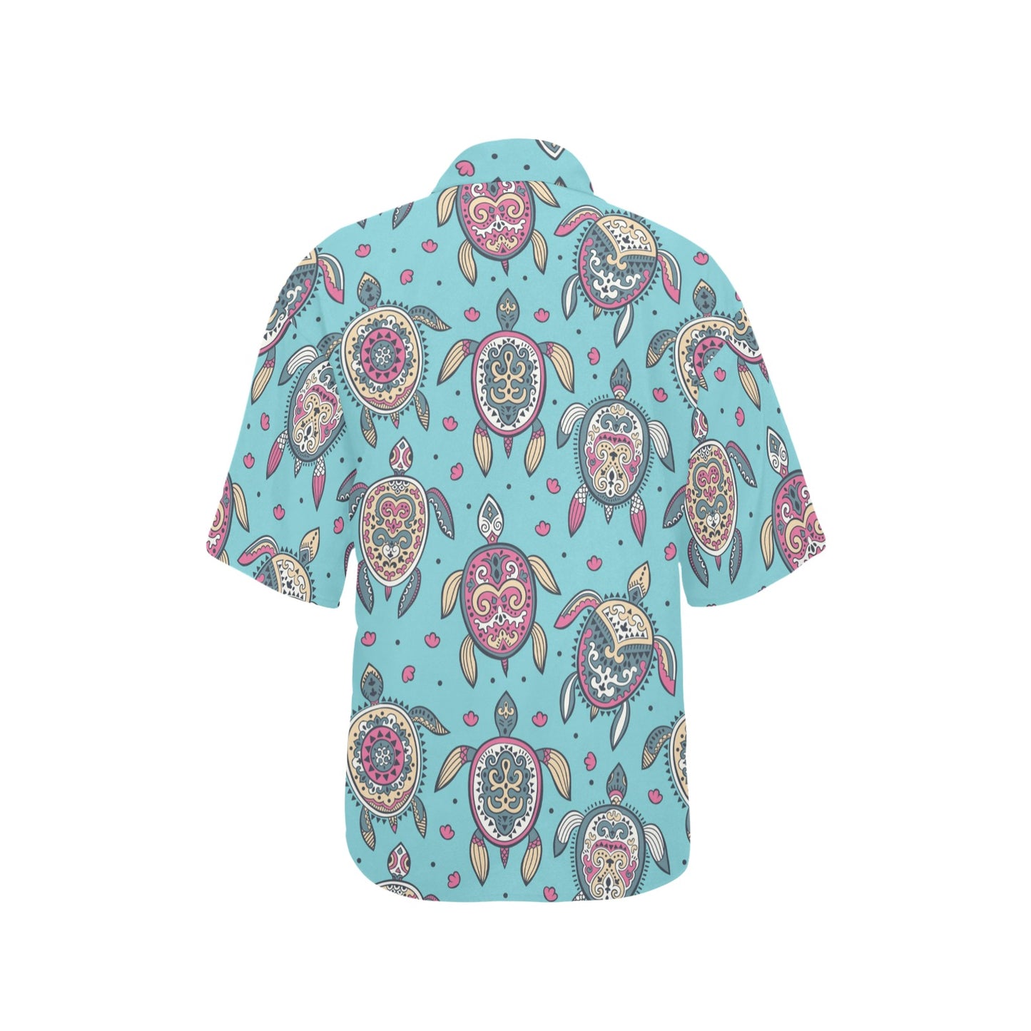 Sea Turtle Art Pattern Women's Hawaiian Shirt