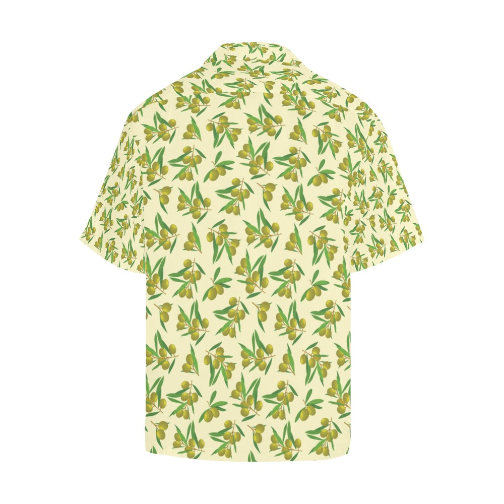 Olive Print Design LKS302 Men's Hawaiian Shirt