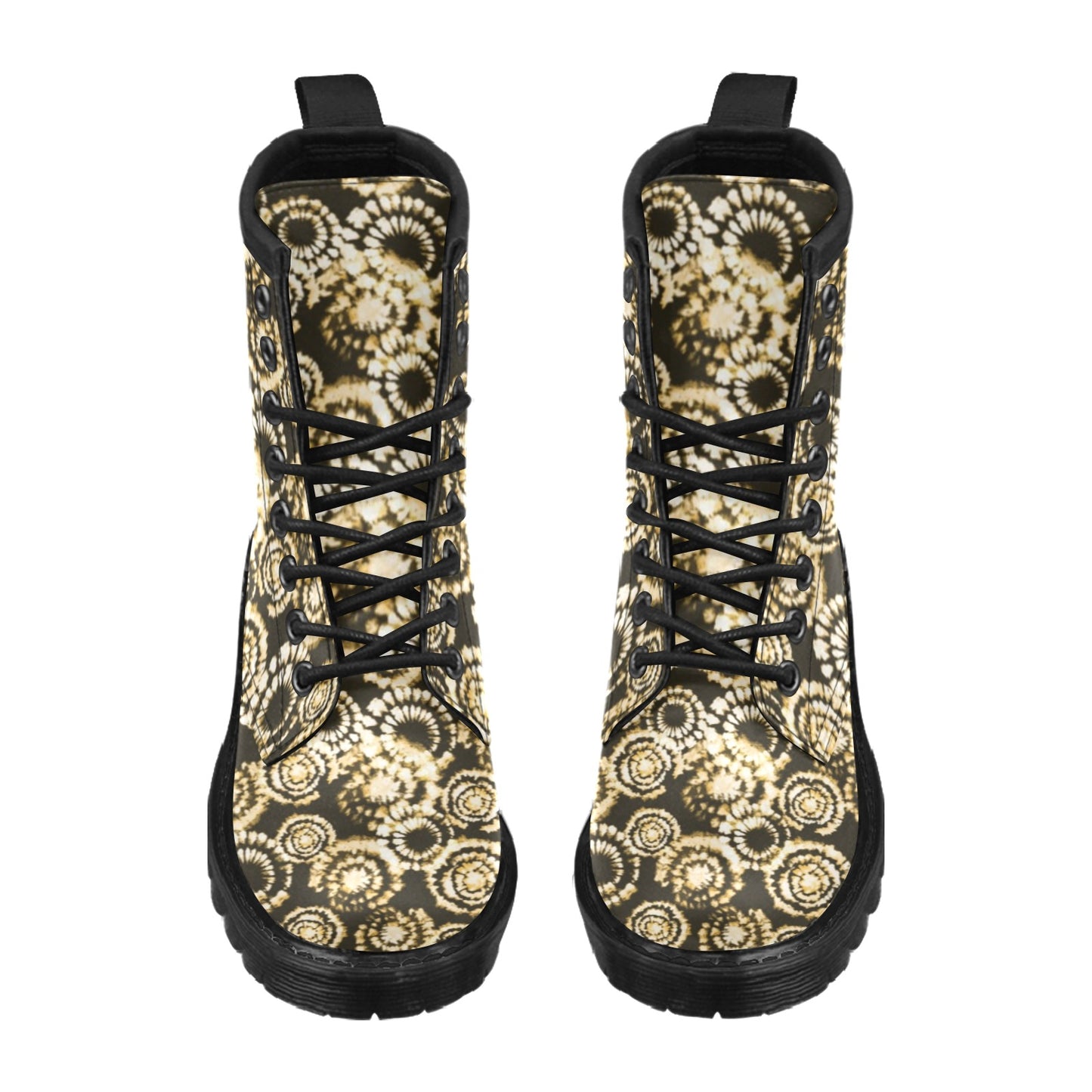 Tie Dye Print Design LKS307 Women's Boots