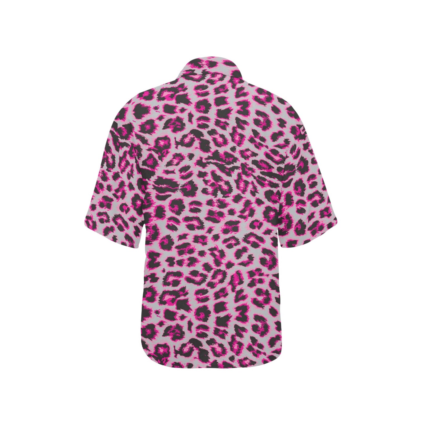 Leopard Pattern Print Design 02 Women's Hawaiian Shirt