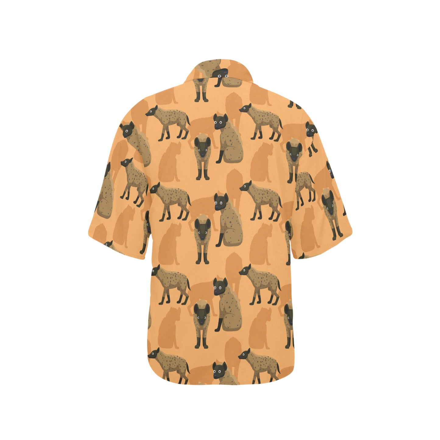 Hyena Pattern Print Design 01 Women's Hawaiian Shirt