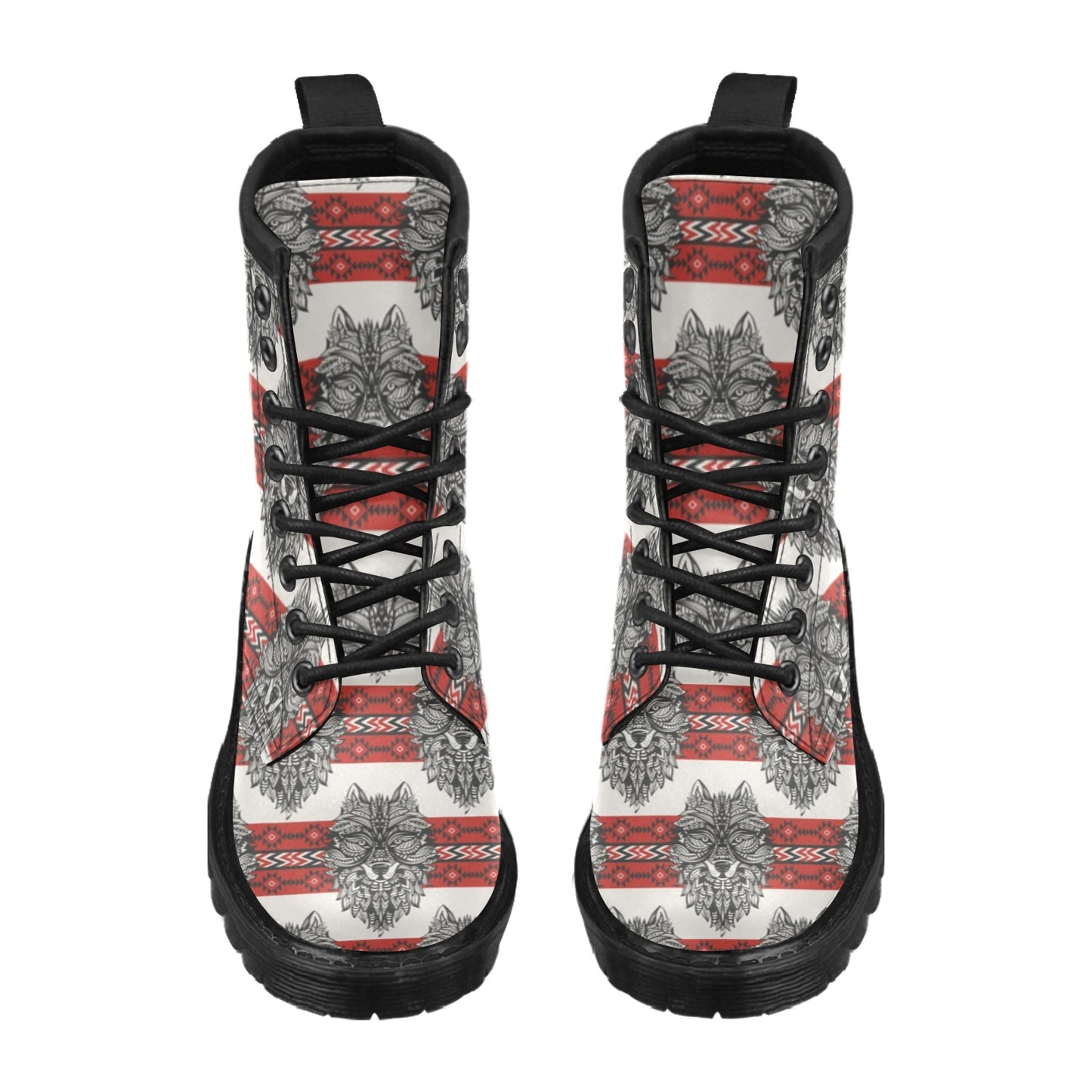 Native Indian Wolf Women's Boots
