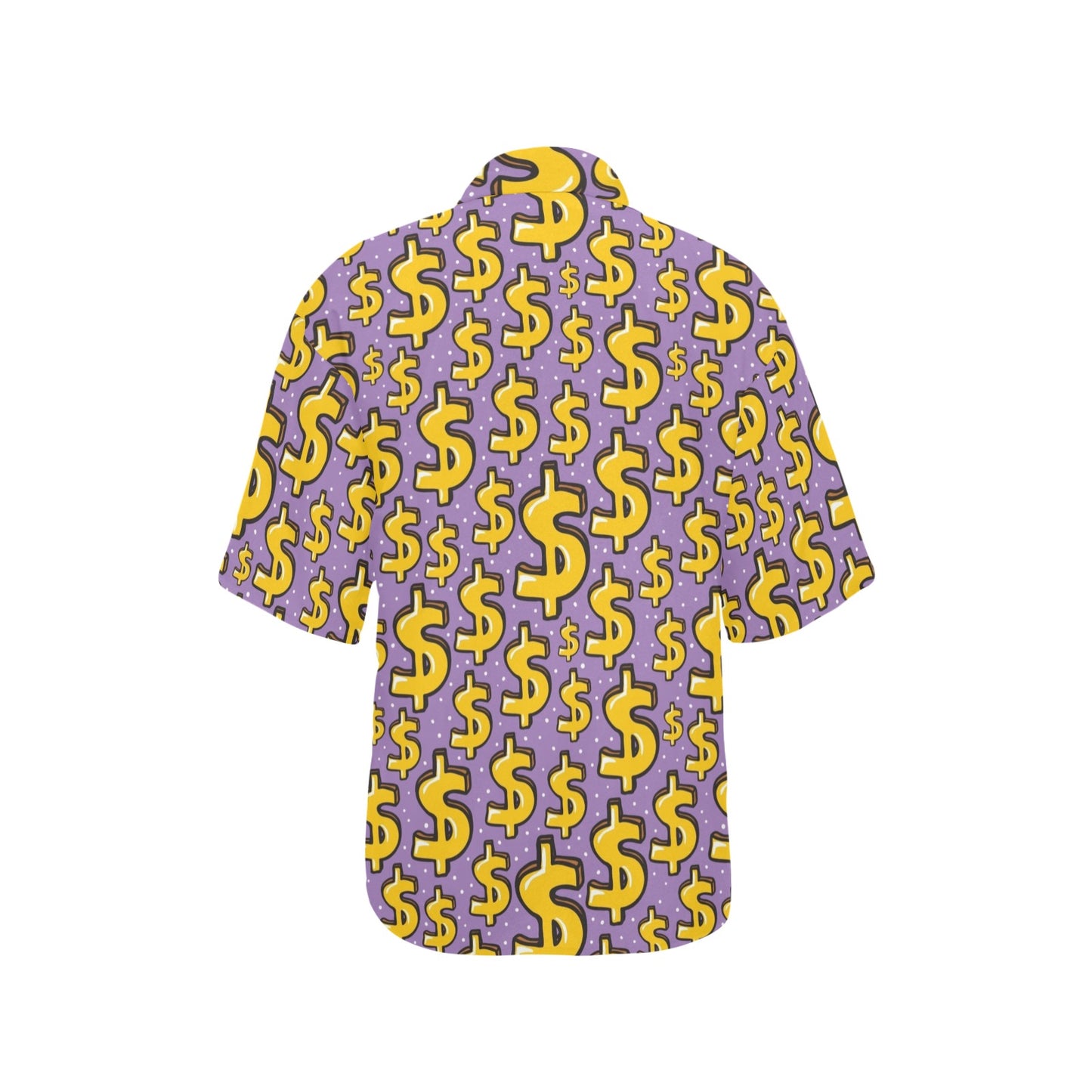 Dollar Pattern Print Design DO01 Women's Hawaiian Shirt
