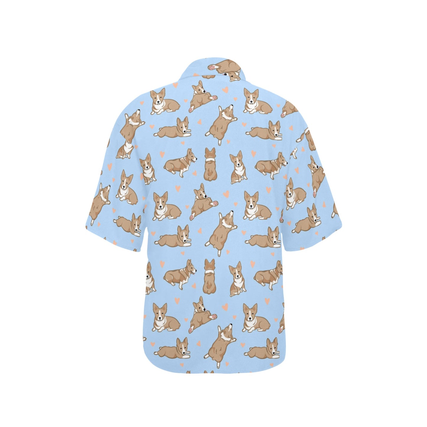 Pembroke Welsh Corgis Pattern Print Design A05 Women's Hawaiian Shirt
