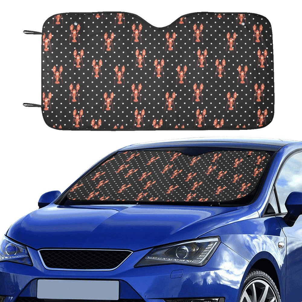 Lobster Print Design LKS401 Car front Windshield Sun Shade