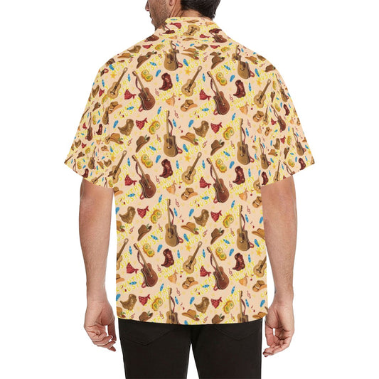 Western Lifestyle Print Design LKS303 Men's Hawaiian Shirt