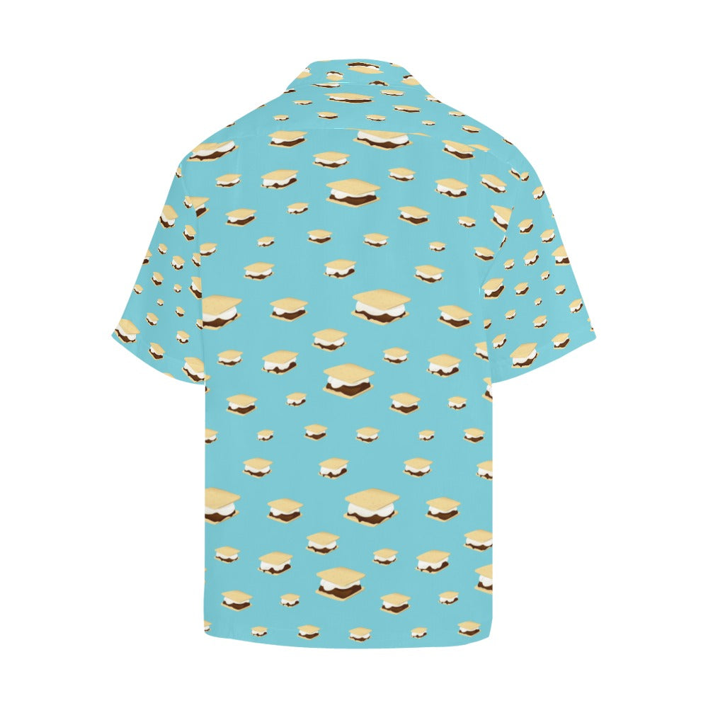 S_Mores Print Design LKS302 Men's Hawaiian Shirt