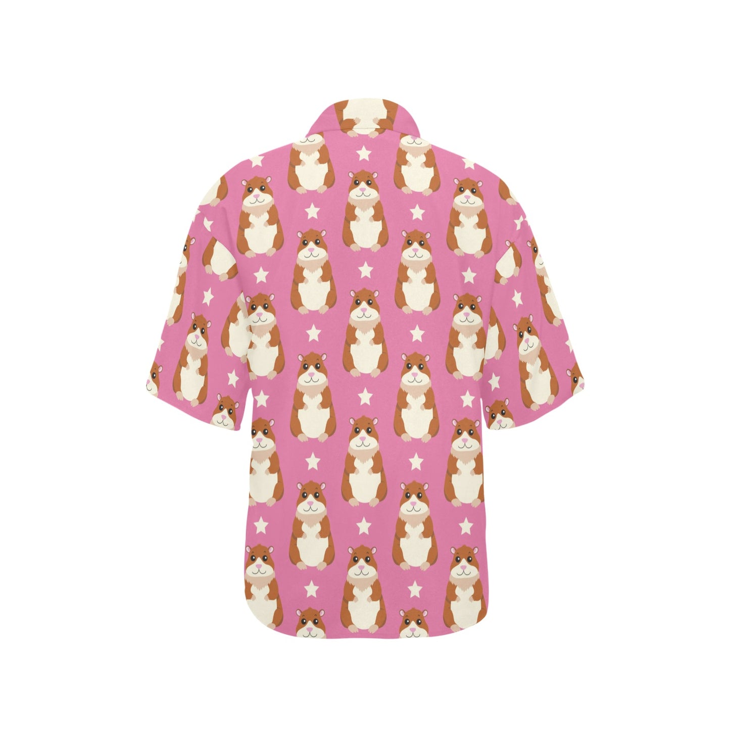 Hamster Cute Pattern Print Design 02 Women's Hawaiian Shirt