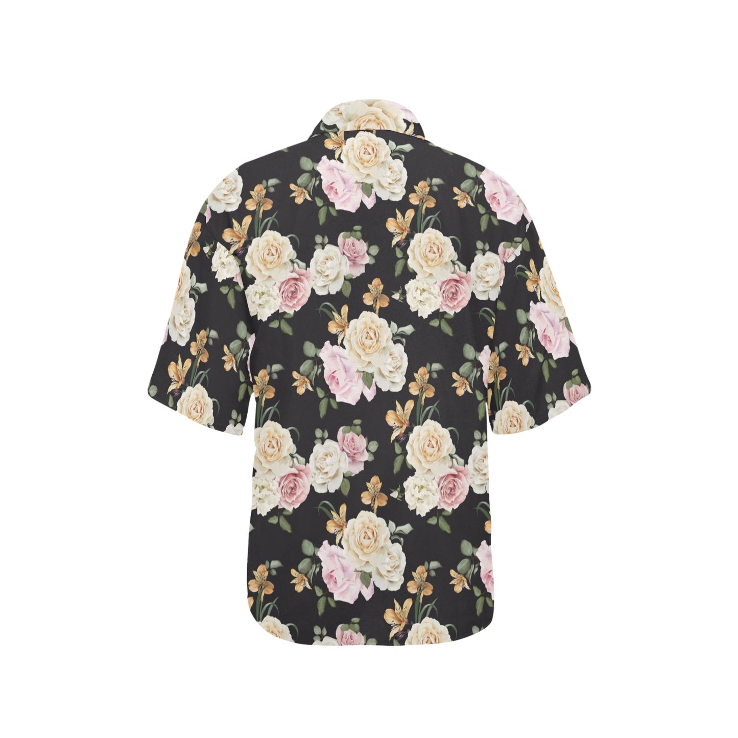 Rose Pattern Print Design A01 Women's Hawaiian Shirt