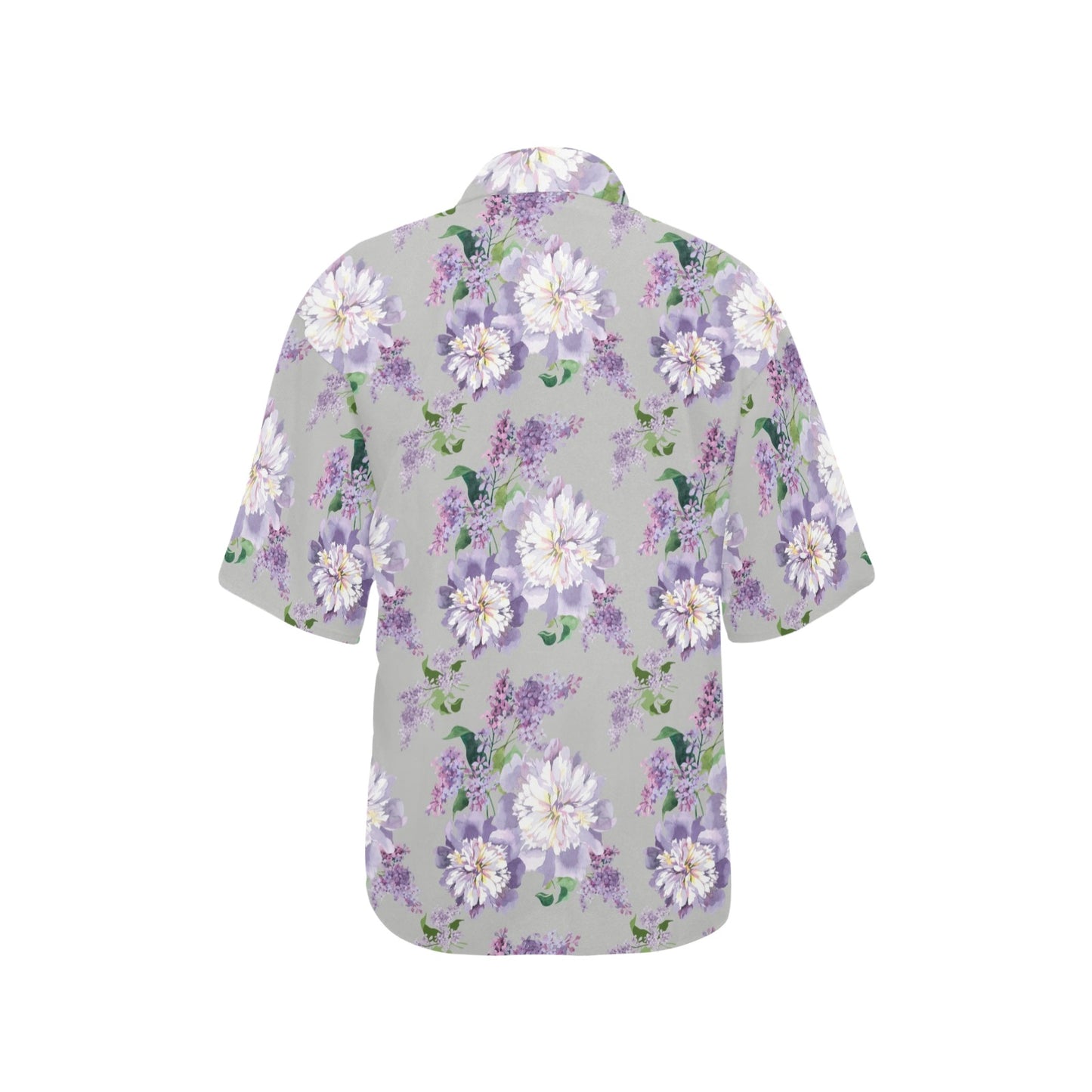 Lilac Pattern Print Design LI07 Women's Hawaiian Shirt