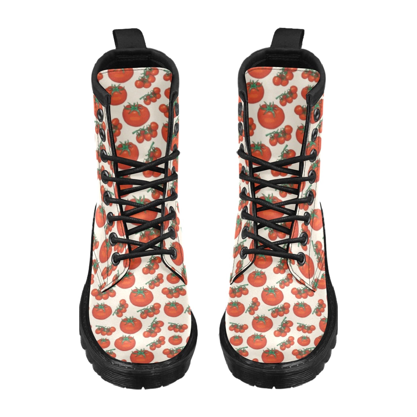 Tomato Print Design LKS302 Women's Boots