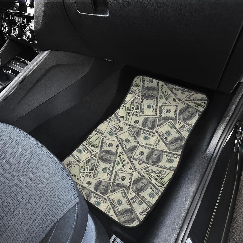 Dollar Pattern Print Design DO02 Car Floor Mats-JorJune