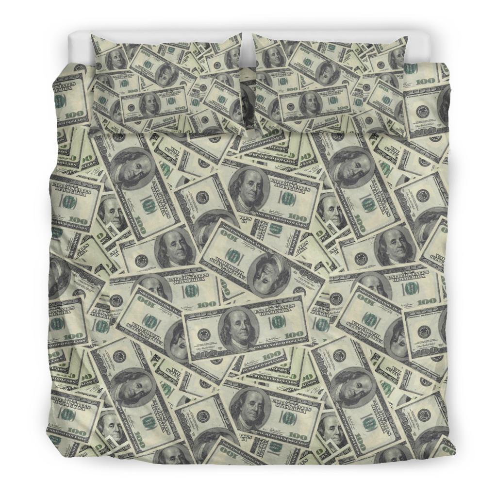 Dollar Pattern Print Design DO02 Duvet Cover Bedding Set-JORJUNE.COM