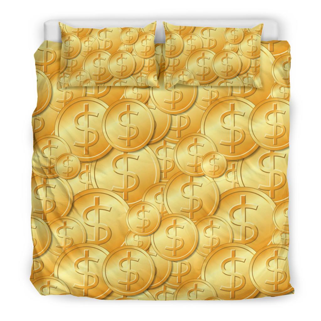 Dollar Pattern Print Design DO03 Duvet Cover Bedding Set-JORJUNE.COM