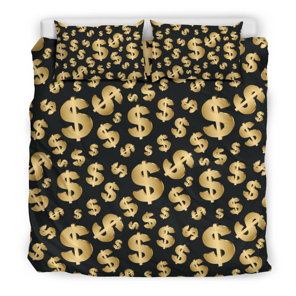 Dollar Pattern Print Design DO04 Duvet Cover Bedding Set-JORJUNE.COM