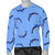 Dolphin Blue Print Men Crewneck Sweatshirt