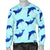 Dolphin Heart Pattern Men Crewneck Sweatshirt