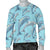Dolphin Print Pattern Men Crewneck Sweatshirt