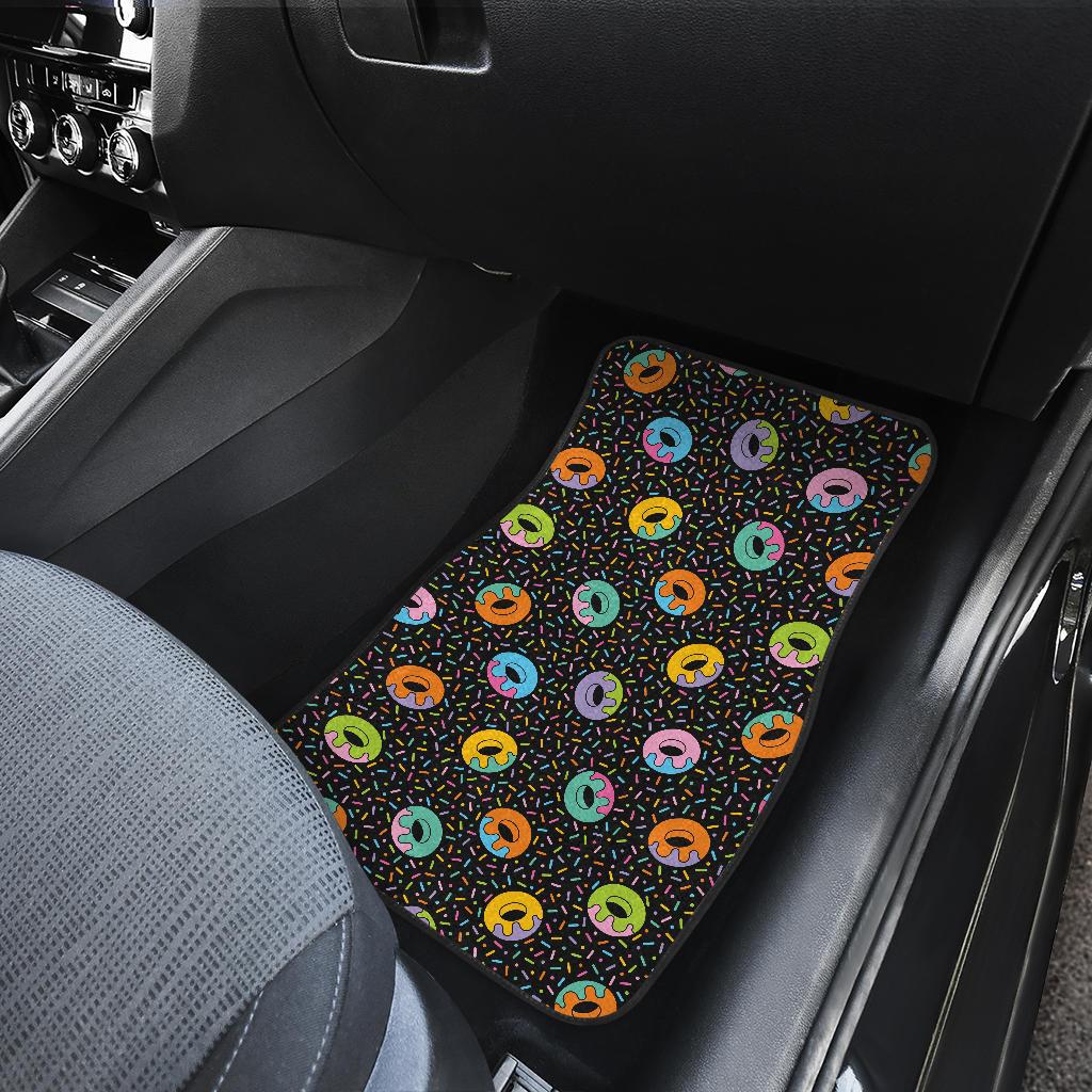 Donut Pattern Print Design DN012 Car Floor Mats-JorJune
