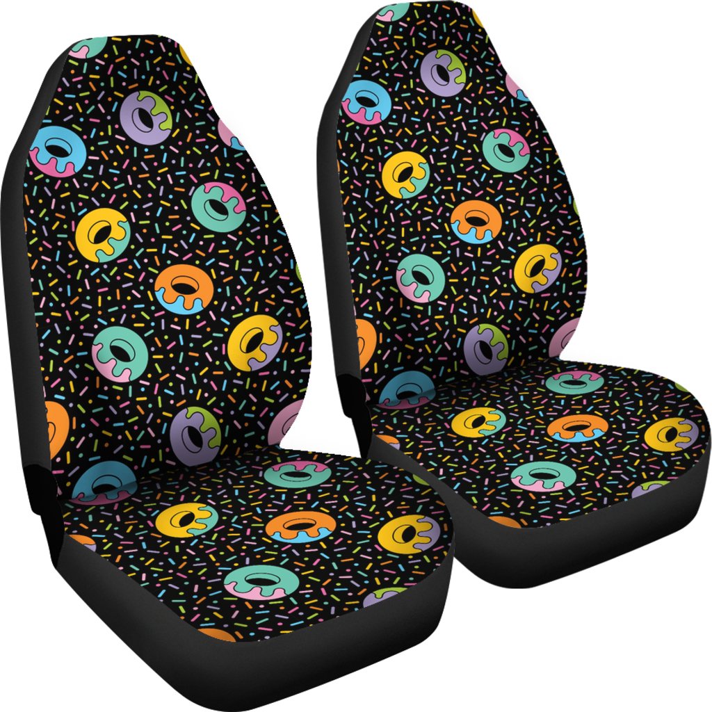 Donut Pattern Print Design DN012 Universal Fit Car Seat Covers