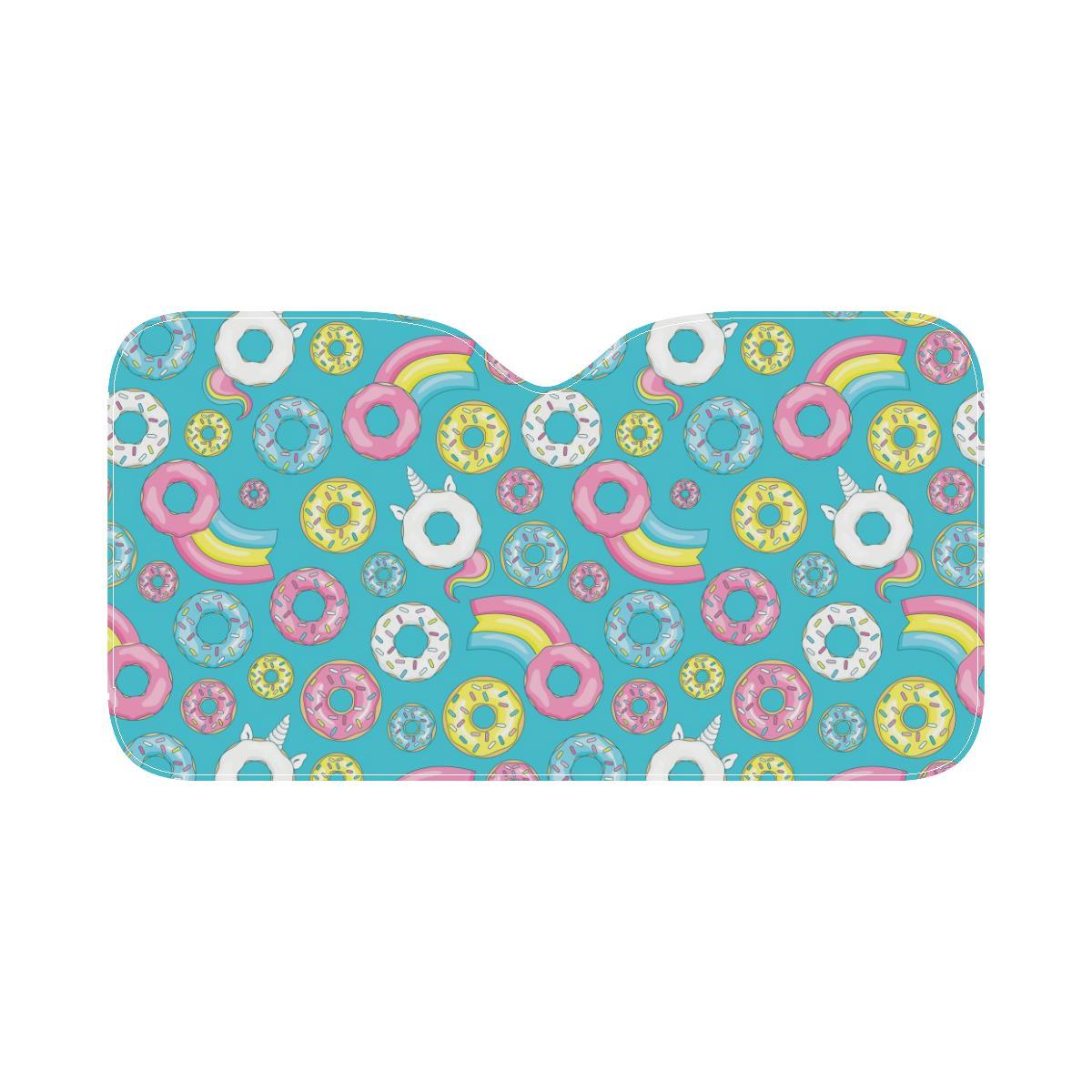 Donut Pattern Print Design DN013 Car Sun Shade-JorJune