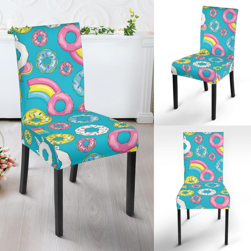 Donut Pattern Print Design DN013 Dining Chair Slipcover-JORJUNE.COM