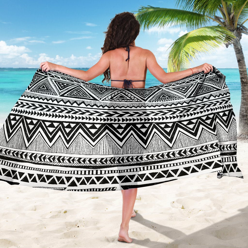 Draw Tribal Aztec Sarong Pareo Wrap