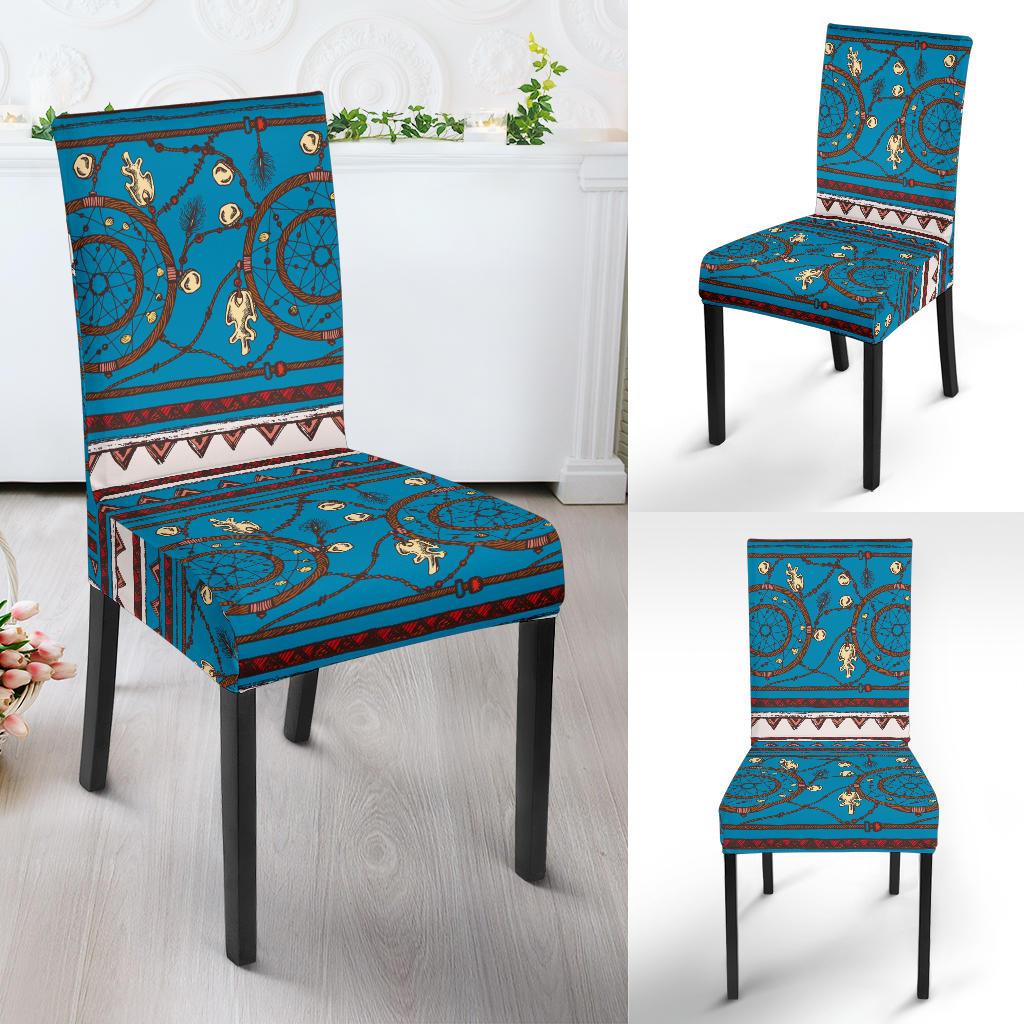 Dream catcher aztec Dining Chair Slipcover-JORJUNE.COM