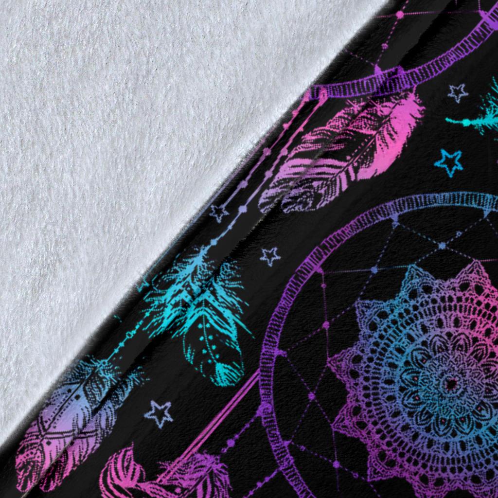 Dream Catcher Boho Mandala Fleece Blanket