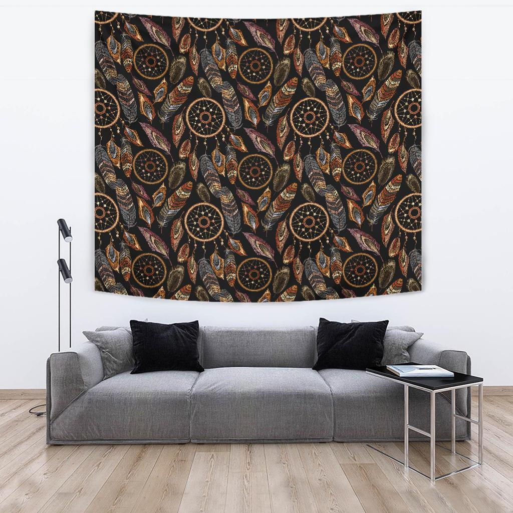 Dream catcher embroidered style Tapestry
