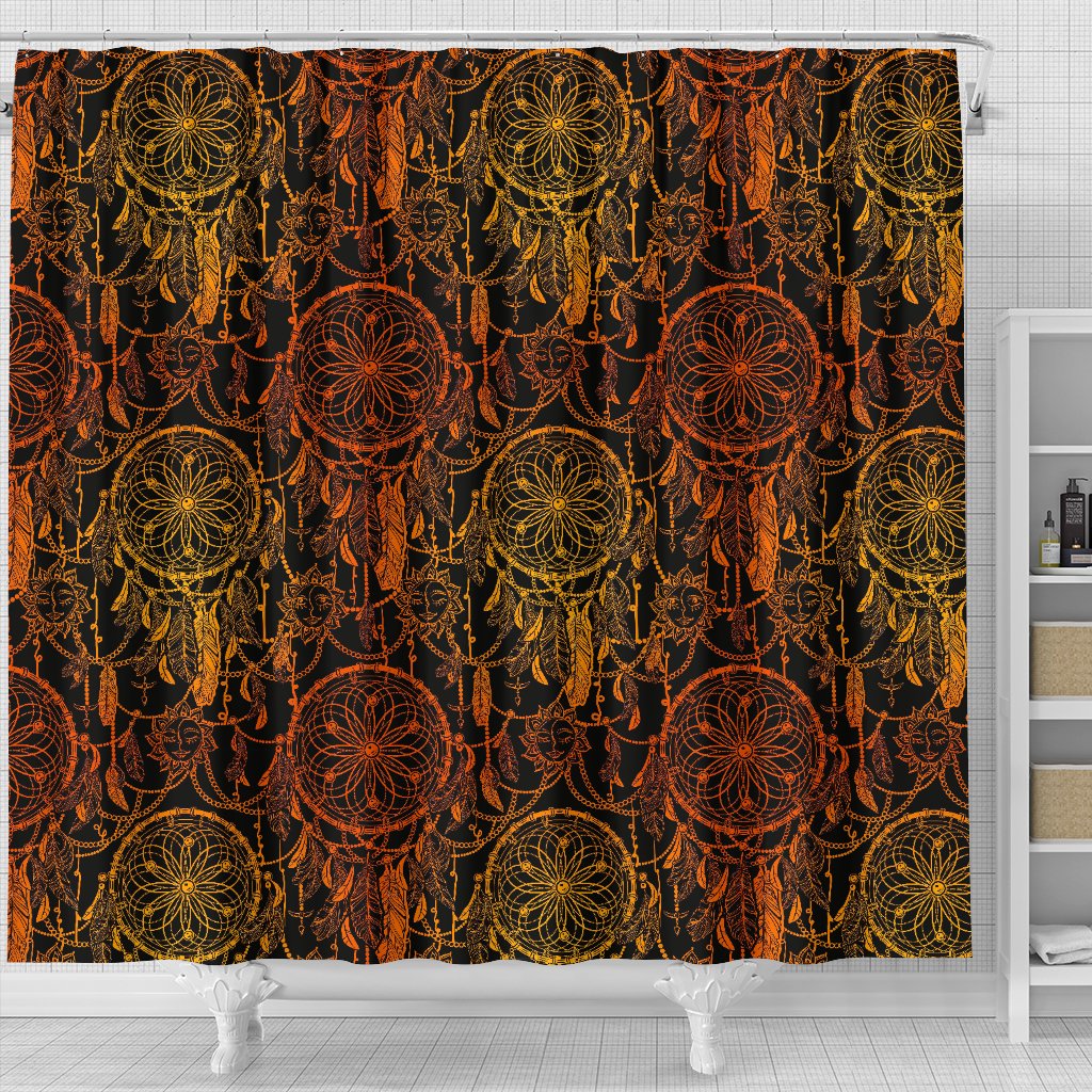 Dream Catcher Sun And Moon Shower Curtain