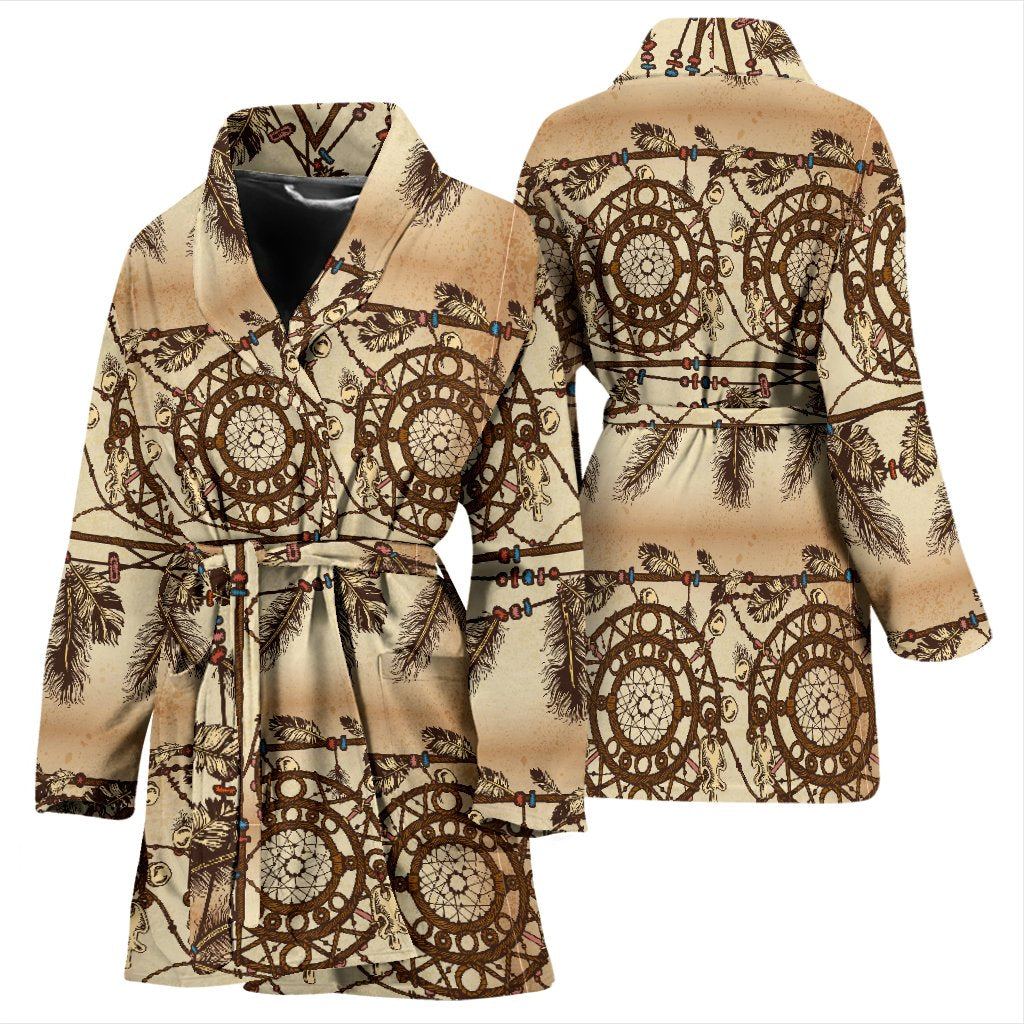 Dream catcher vintage native Women Bath Robe