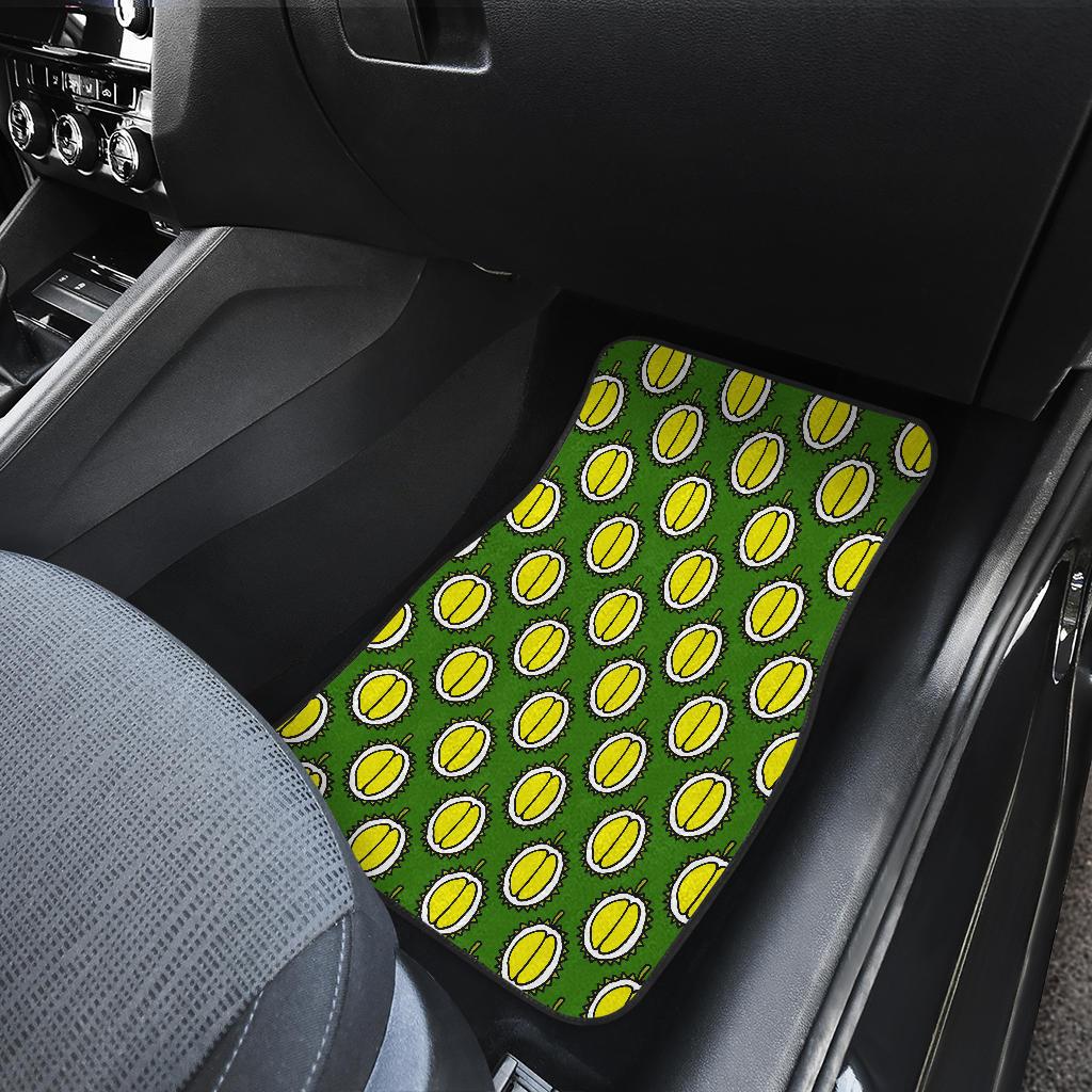 Durian Pattern Print Design DR01 Car Floor Mats-JorJune