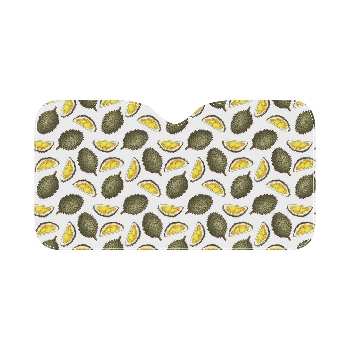 Durian Pattern Print Design DR03 Car Sun Shade-JorJune