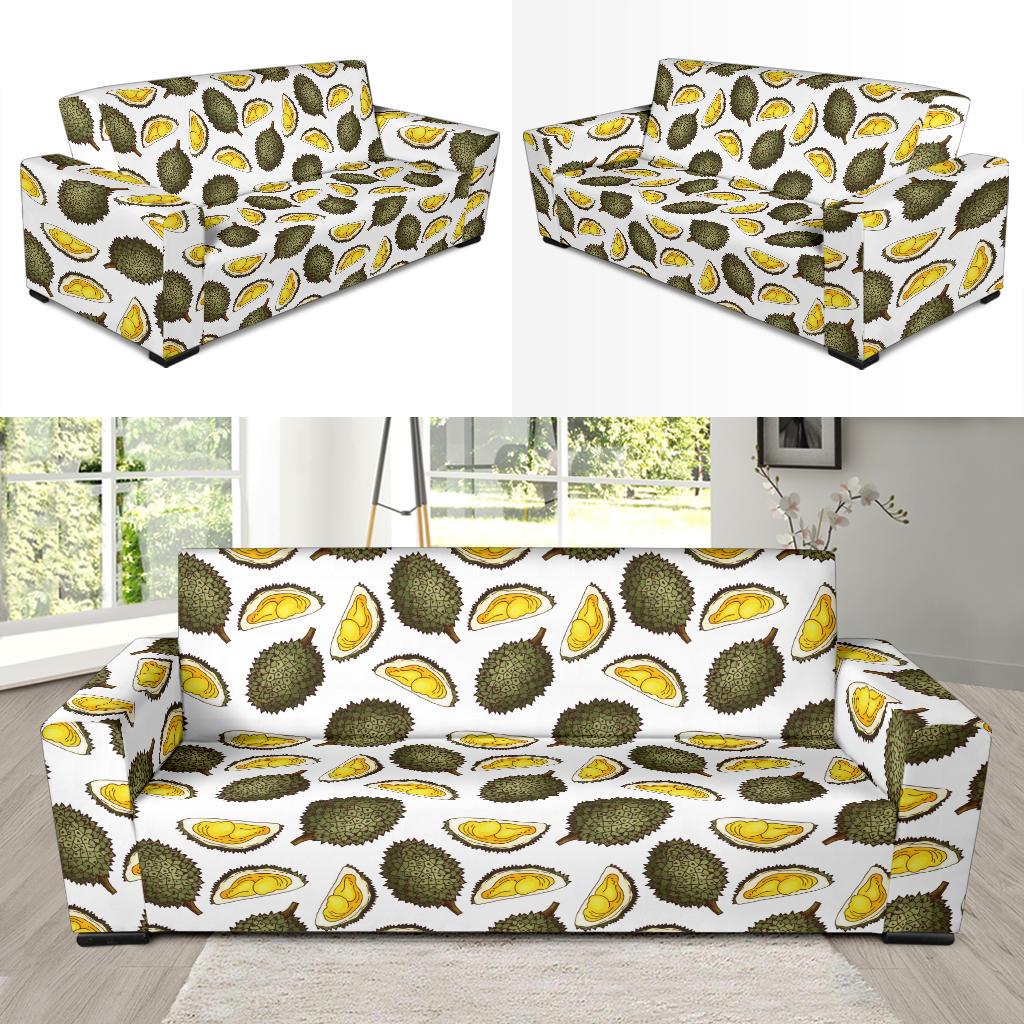 Durian Pattern Print Design DR03 Sofa Slipcover-JORJUNE.COM