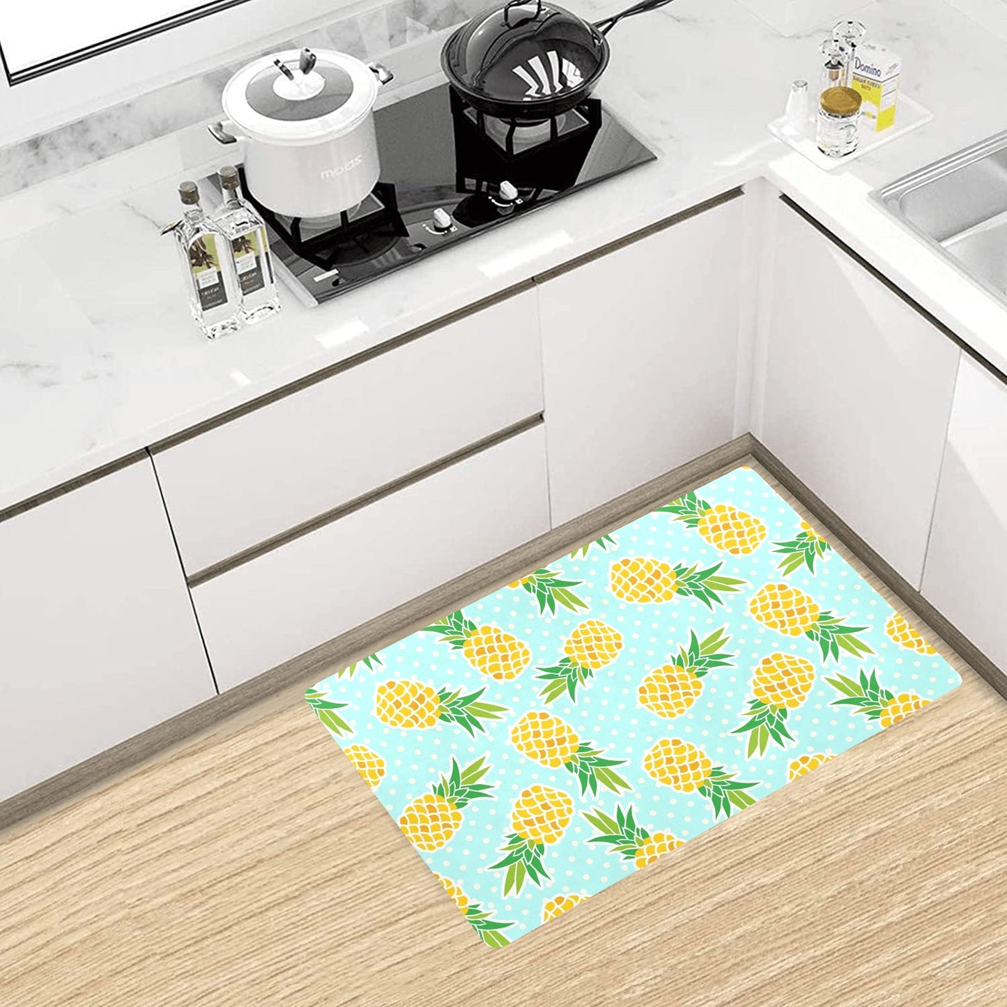 Pineapple Pattern Print Design PP01 Kitchen Mat