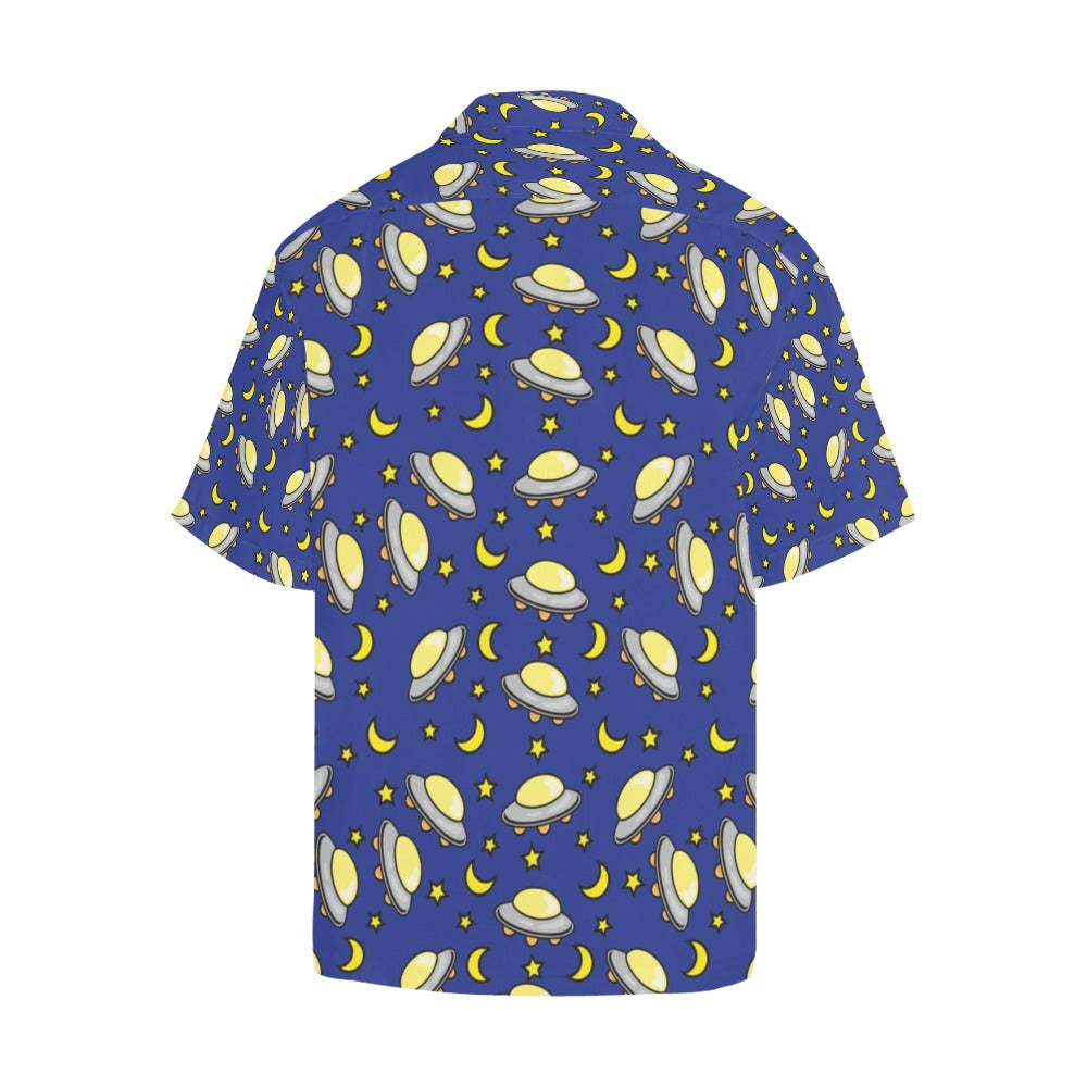 UFO Print Design LKS309 Men's Hawaiian Shirt