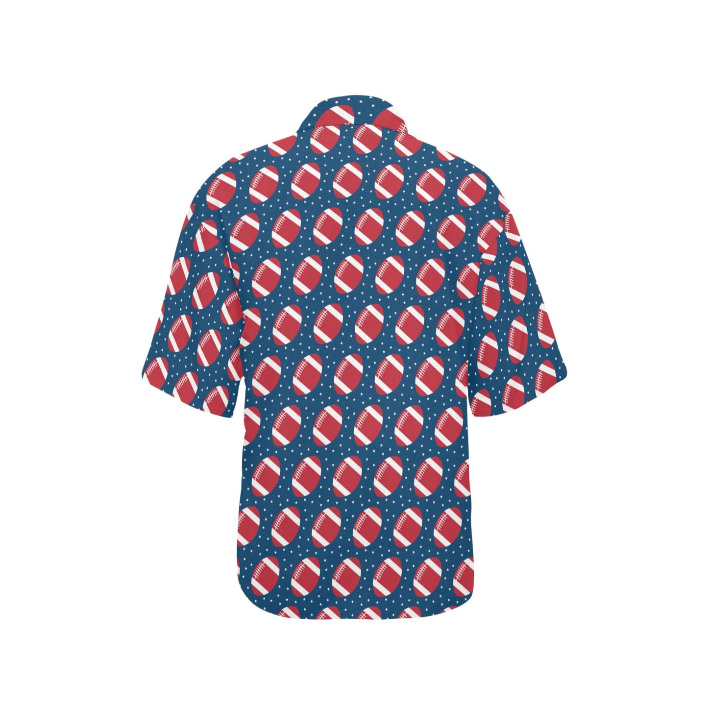 American Football Star Design Pattern Women's Hawaiian Shirt