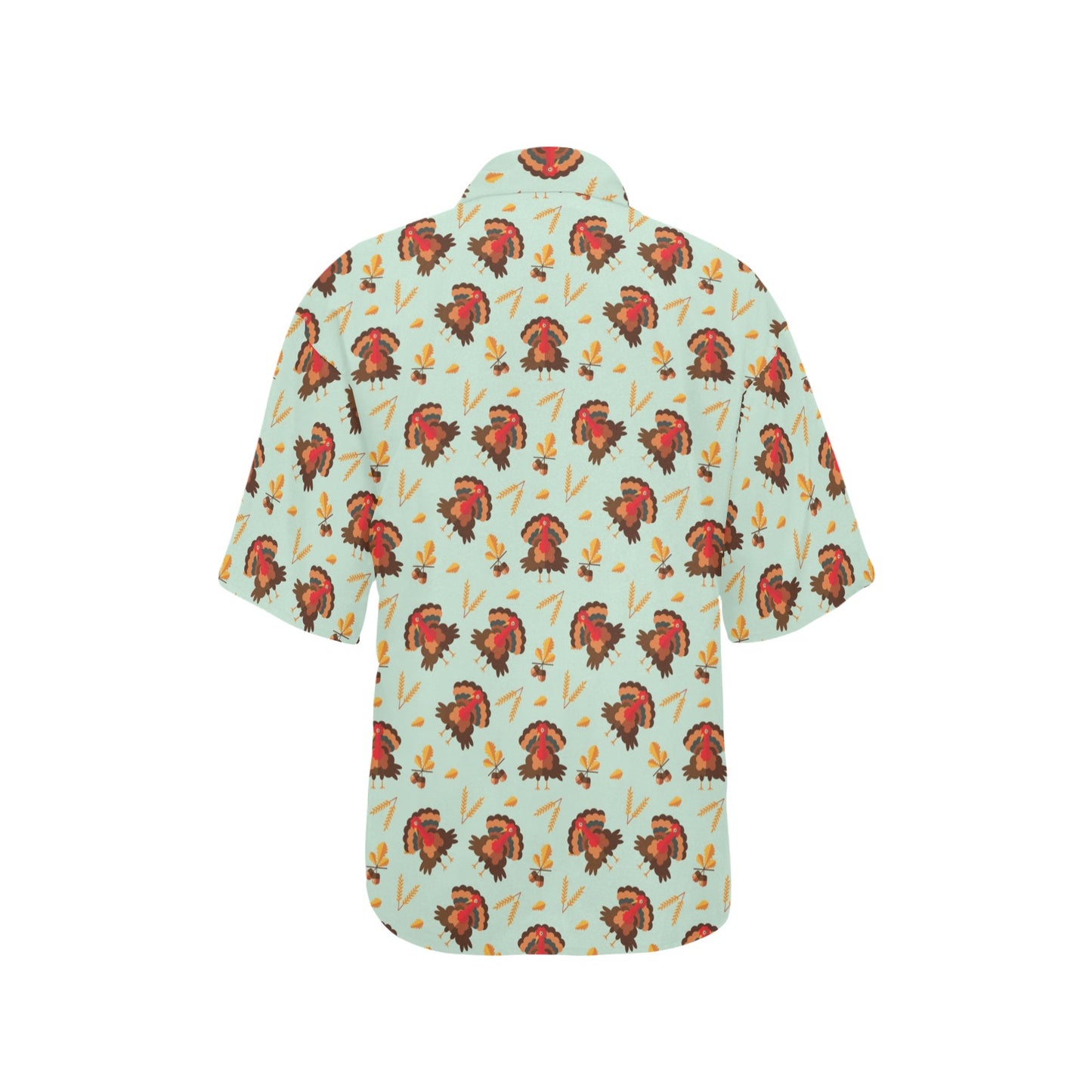 Thanksgiving Print Design LKS309 Women's Hawaiian Shirt
