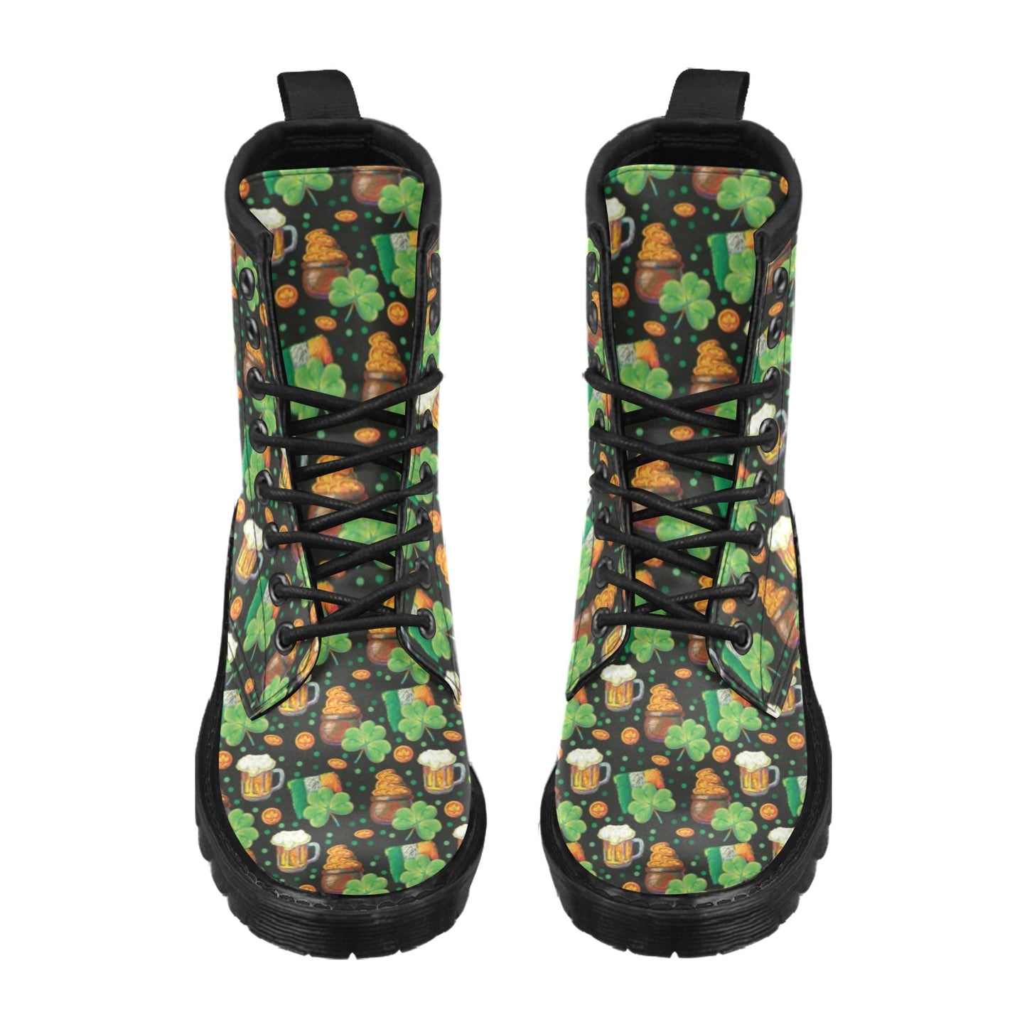 St Patricks Day Print Design LKS303 Women's Boots